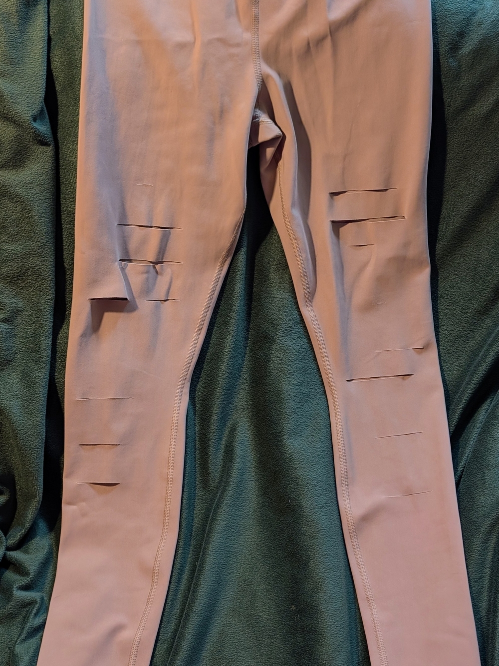 ALO Yoga Tan High-Rise Slit Leggings